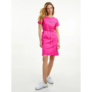 Tommy Hilfiger dámské růžové šaty  - XS (TP1)